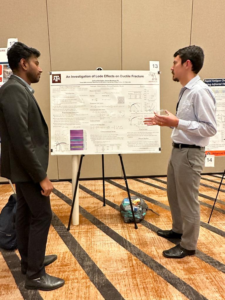 Josh and sahil at the poster session